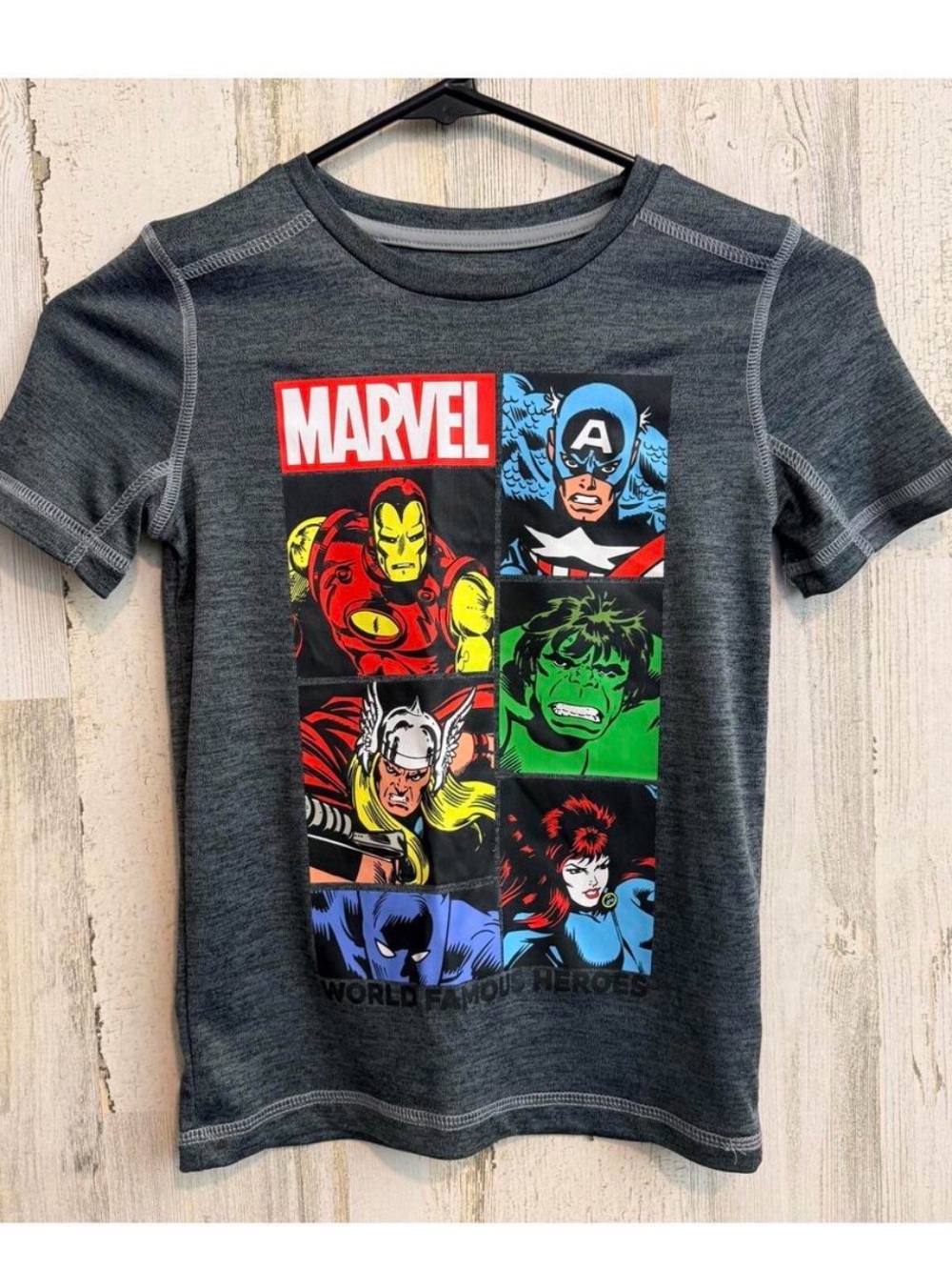 3/$20! Boys kids size 7 Jumping Beans Marvel Boys Size 7 Super Hero Activewear